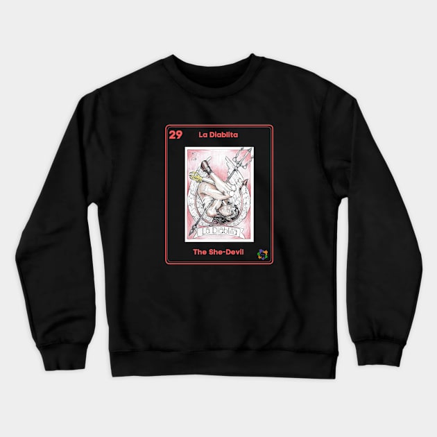 La Diablita Crewneck Sweatshirt by Somos Mujeres Latinas 